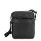 SAC PORTÉ CROISÉ SOFT VINTAGE HOMME NOIR LANCASTER