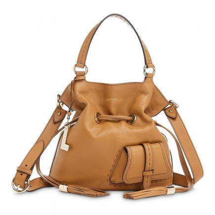 SAC SEAU M PREMIER FLIRT CAMEL LANCEL