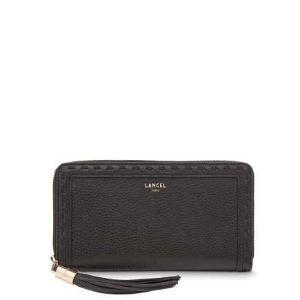 COMPAGNON LONG ZIPPÉ PREMIER FLIRT NOIR LANCEL