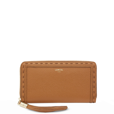 COMPAGNON LONG ZIPPÉ PREMIER FLIRT CAMEL LANCEL
