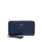 COMPAGNON LONG ZIPPÉ PREMIER FLIRT BLEU PÉTROLE LANCEL