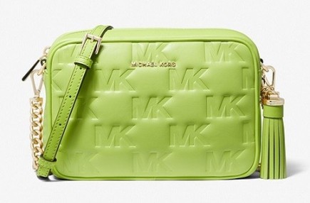 SAC PORTÉ CROISÉ JET SET VERT ANIS MK