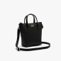 MINI SAC CABAS ZIPPÉ L12.12 CONCEPT NOIR LACOSTE