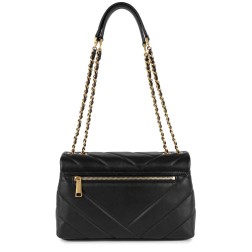 SAC TROTTEUR Á RABAT SOFT MATELASSÉ NOIR LANCASTER