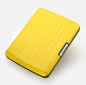 PORTE CARTES SMART CASE OSLO LARGE MAT TAXI YELLOW ÖGON