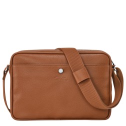 LONGCHAMP LE FOULONNÉ CAMERA BAG M CARAMEL