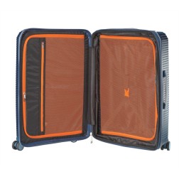 VALISE VERTICALE A ROULETTES SONDO 66 cm BLEU JUMP