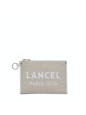 POCHETTE ZIPPÉ LANCEL TOTE NATUREL ET BLANC