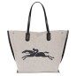LONGCHAMP ESSENTIAL TOILE SAC CABAS L ÉCRU LONGCHAMP ESSENTIAL TOILE SAC CABAS L ÉCRU