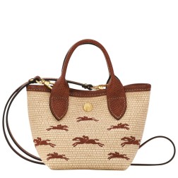 LONGCHAMP LE PANIER PLIAGE XS BRUN