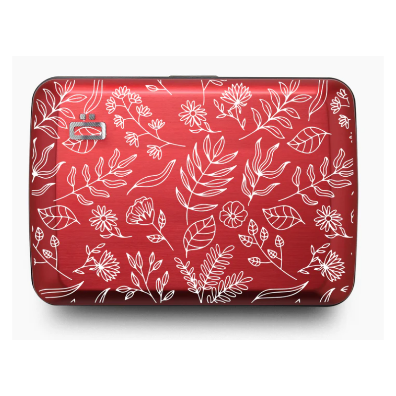 PORTE CARTES SMART CASE V2 GRAVÉ FLORAL ÖGON DESIGN PORTE CARTES SMART CASE V2 GRAVÉ FLORAL ÖGON DESIGN