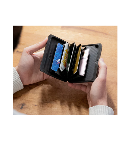 PORTE CARTES SMART CASE OSLO LARGE GRAVÉ SPACE CASE ÖGON DESIGN