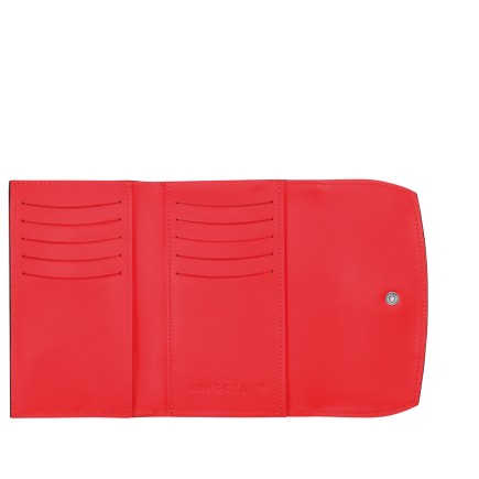 ROSEAU BOX PORTEFEUILLE COMPACT ROUGE