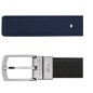 LE FOULONNÉ CEINTURE HOMME NOIR/NAVY