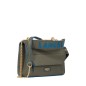 SAC À RABAT NINON PETIT MODÈLE KAKI FONCÉ/COBALT LANCEL SAC À RABAT NINON PETIT MODÈLE KAKI FONCÉ/COBALT LANCEL