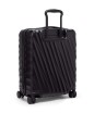 VALISE CABINE EXTENSIBLE CONTINENTAL 55CM 19 DEGREE POLYCARBONATE NOIR TEXTURÉ TUMI