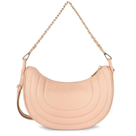 SAC HOBO SOFT MATELASSÉ NUDE FONCÉ LANCASTER