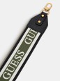 BANDOULIÈRE WEBBING STRAP NOIR GUESS