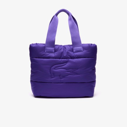 SAC CABAS MATELASSÉ PUFFI CROC ACAI LACOSTE