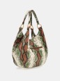 MAXI SAC ÉPAULE BECCI IMPRIMÉ PYTHON SAUGE MULTI GUESS