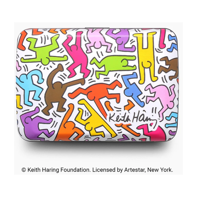 PORTE CARTES SMART CASE V2 IMPRIMÉ KEITH HARING COLOR ÖGON PORTE CARTES SMART CASE V2 IMPRIMÉ KEITH HARING COLOR ÖGON
