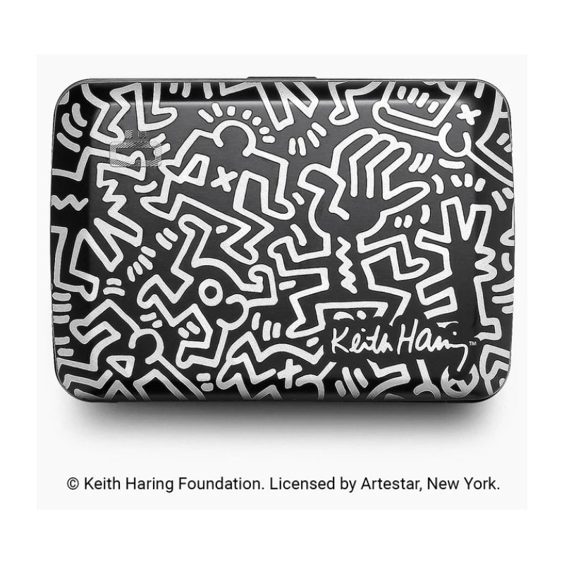 PORTE CARTES SMART CASE OSLO IMPRIMÉ KEITH HARING WHITE ÖGON PORTE CARTES SMART CASE OSLO IMPRIMÉ KEITH HARING WHITE ÖGON