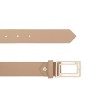 CEINTURE MIXTE DOUBLE L GRANITE LANCEL