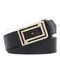 CEINTURE MIXTE DOUBLE L NOIR LANCEL