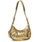 SAC DEMI LUNE RÉTRO & GLAM OR LANCASTER