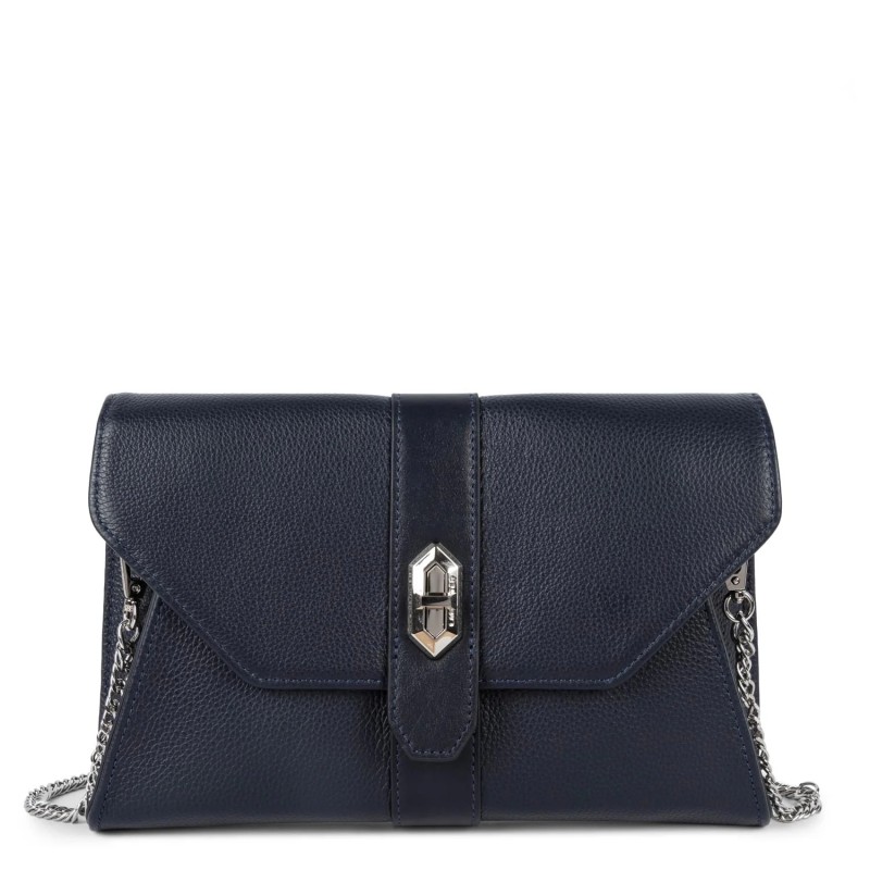 POCHETTE MILANO DELTA BLEU FONCÉ LANCASTER