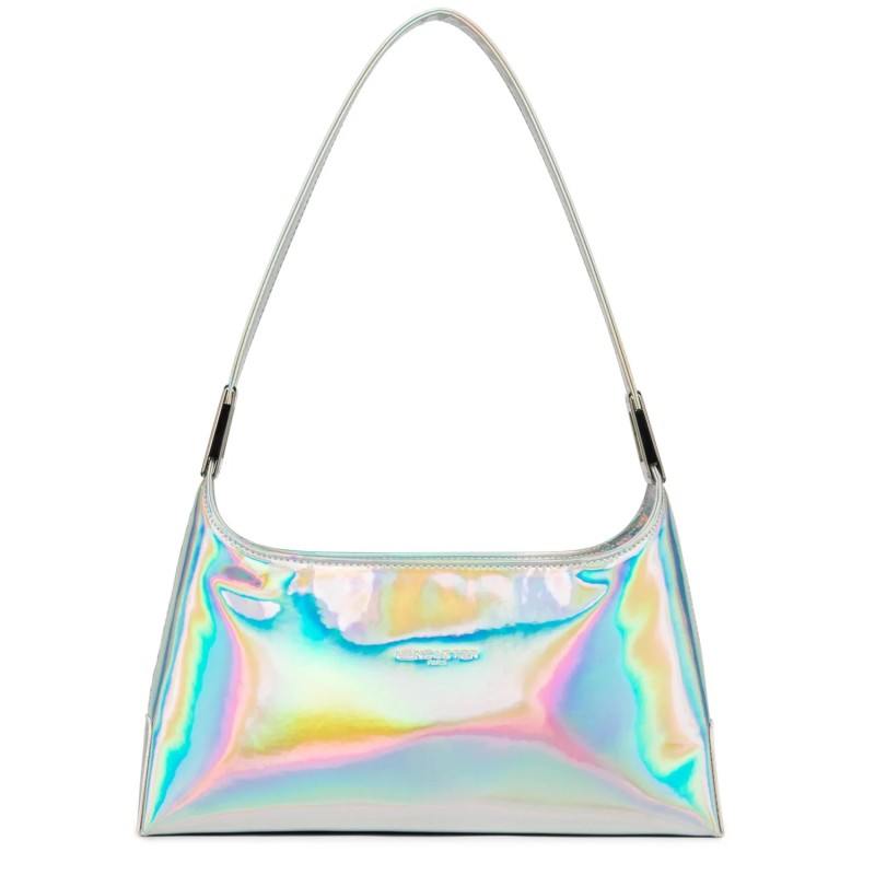 SAC BAGUETTE GLASS IRIO ARGENT LANCASTER