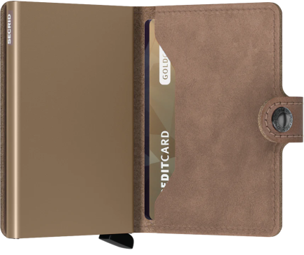 PORTE CARTES MINIWALLET SECRID TAUPE VINTAGE