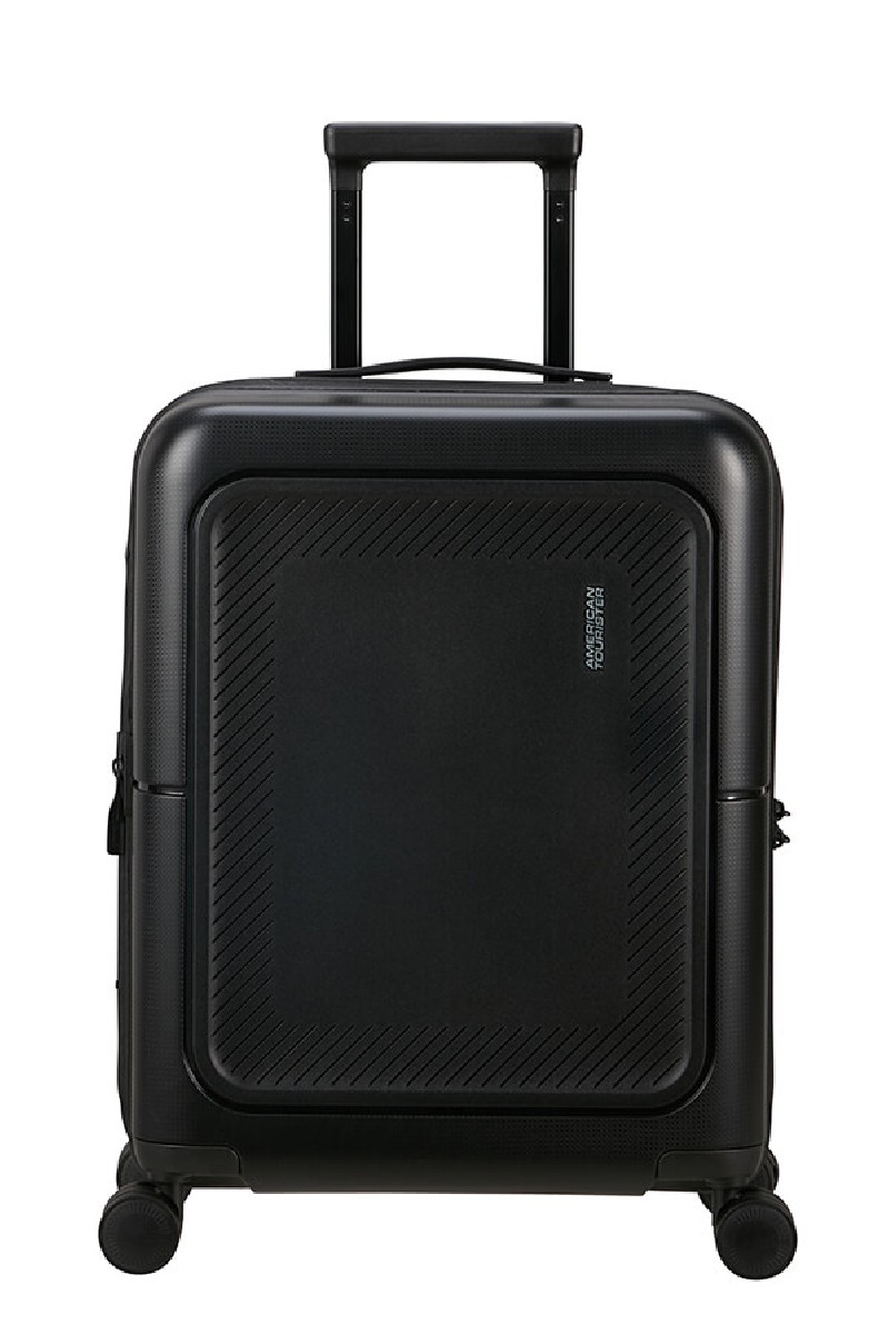 VALISE CABINE EXTENSIBLE À 4 ROUES 55CM DASHPOP NOIR AMERICAN TOURISTER