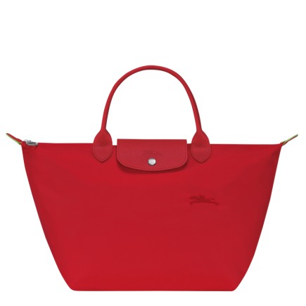 LONGCHAMP LE PLIAGE GREEN SAC À MAIN M TOMATE