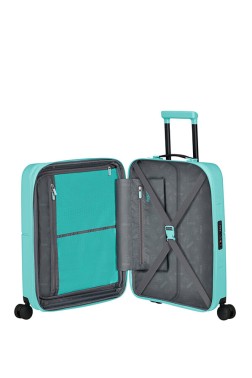 VALISE CABINE EXTENSIBLE À 4 ROUES 55CM DASHPOP BLEU CIEL AMERICAN TOURISTER