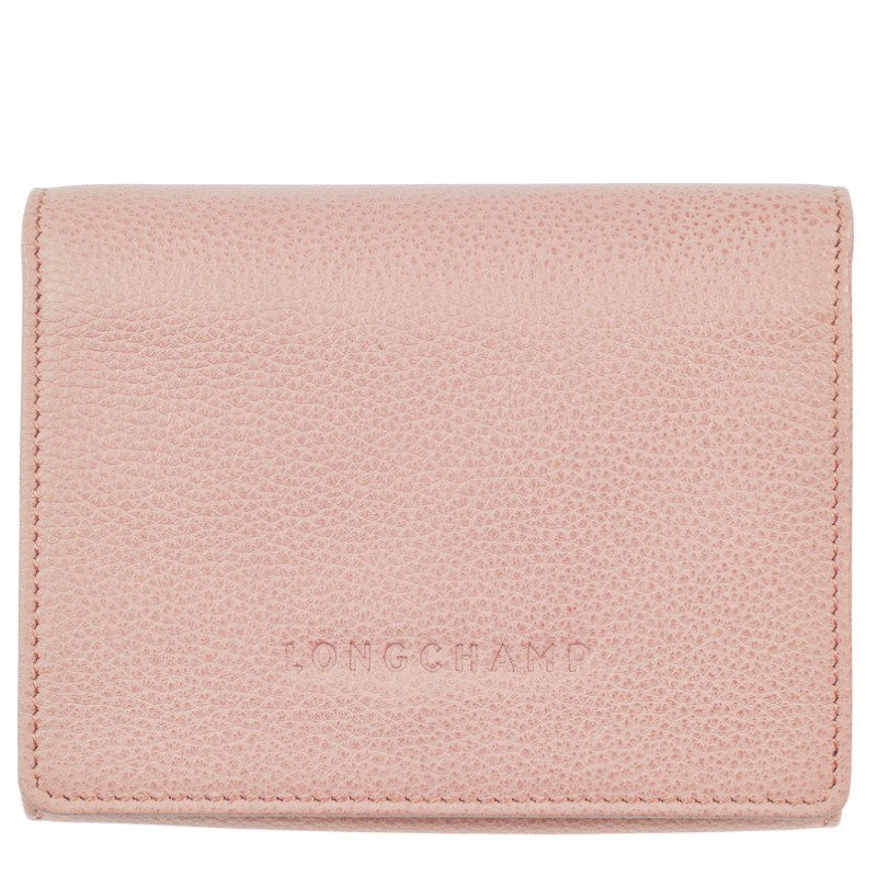 LONGCHAMP LE FOULONNÉ PORTEFEUILLE COMPACT NUDE