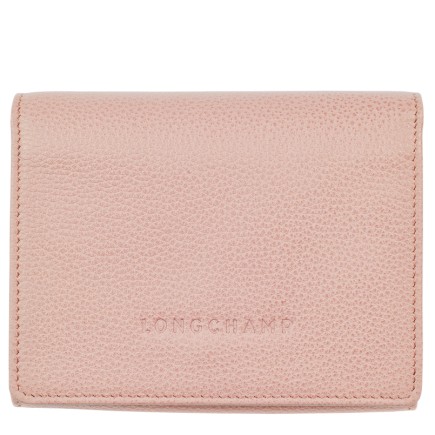 LONGCHAMP LE FOULONNÉ PORTEFEUILLE COMPACT NUDE