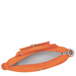 LONGCHAMP LE PLIAGE ORIGINAL TROUSSE COSMÉTIQUE AVEC POIGNÉE ORANGE