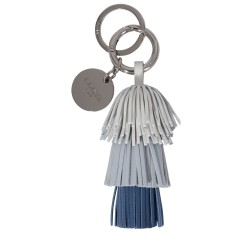 PORTE CLÉS POMPOM JARDIN D'ASIE LANCEL MULTICO BRUME