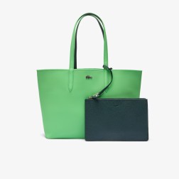 SAC SHOPPING ANNA RÉVERSIBLE PEPPERMINT SINOPLE LACOSTE