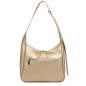 PETIT SAC SEAU TOP DOUBLE CHAMPAGNE IN NUDE LANCASTER