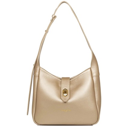 PETIT SAC SEAU TOP DOUBLE CHAMPAGNE IN NUDE LANCASTER