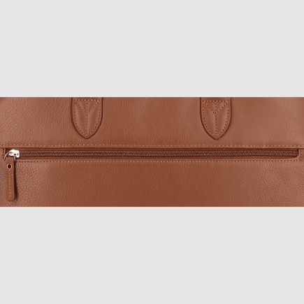 SERVIETTE ORDINATEUR 15" UPPSALA CUIR CARAMEL JUMP