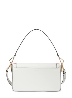 SAC À RABAT ANGÈLE DE LANCEL M MULTICO BLANC