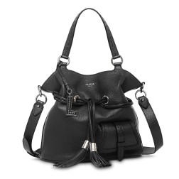 SAC SEAU M PREMIER FLIRT NOIR/NICKEL LANCEL