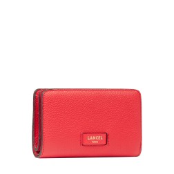 PORTEFEUILLE COMPACT NINON ROUGE BAISER LANCEL