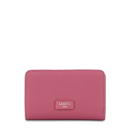 PORTEFEUILLE COMPACT NINON CERISE LANCEL