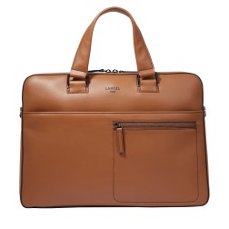 PORTE-DOCUMENTS 15'6 COGNAC MAX DE LANCEL