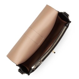 SAC BESACE TOP DOUBLE NOIR IN NUDE LANCASTER