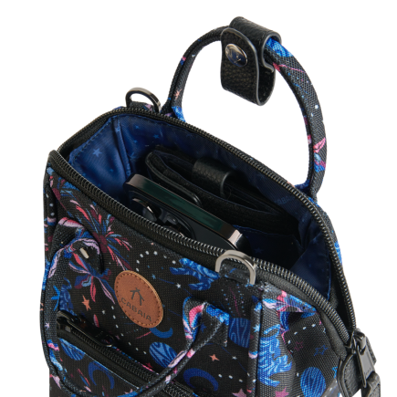 NANO BAG SAC À BANDOULIÈRE SATURN CABAÏA CRAZY COSMIC CHRISTMAS